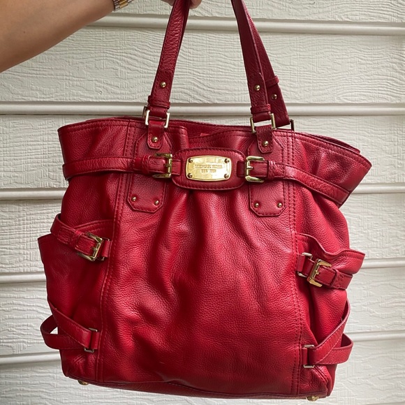 Michael Kors Handbags - Red Leather Michael Kors Bag
